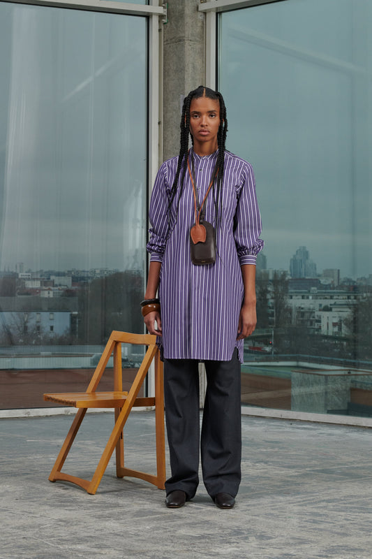 TROUSERS VIVIAN DARK MARL GREY
