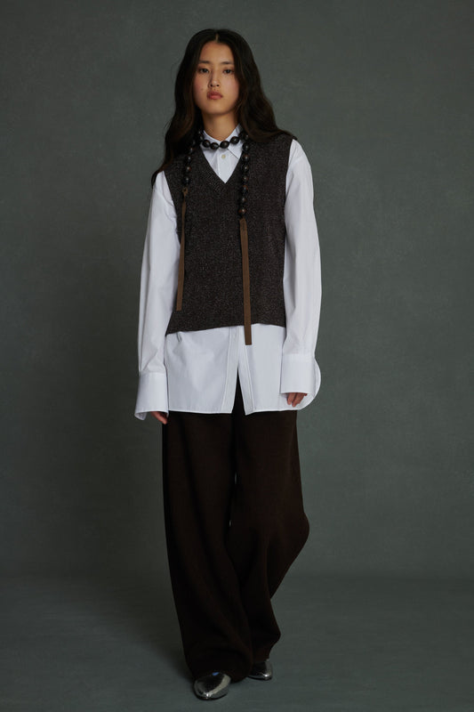 PULLOVER VIDA BROWN/SILVER