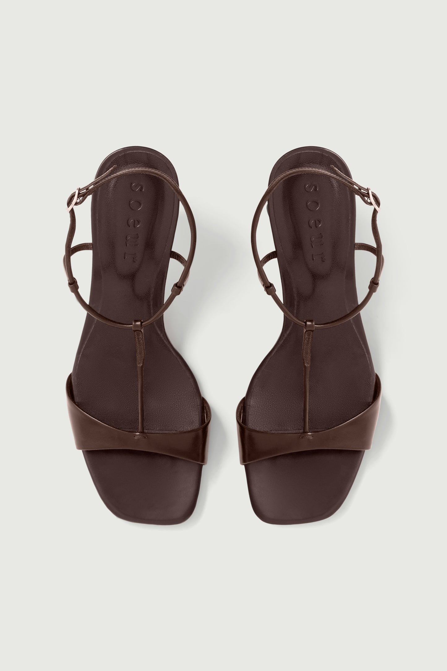 Cecilie sandals - Brown - Leather - Women