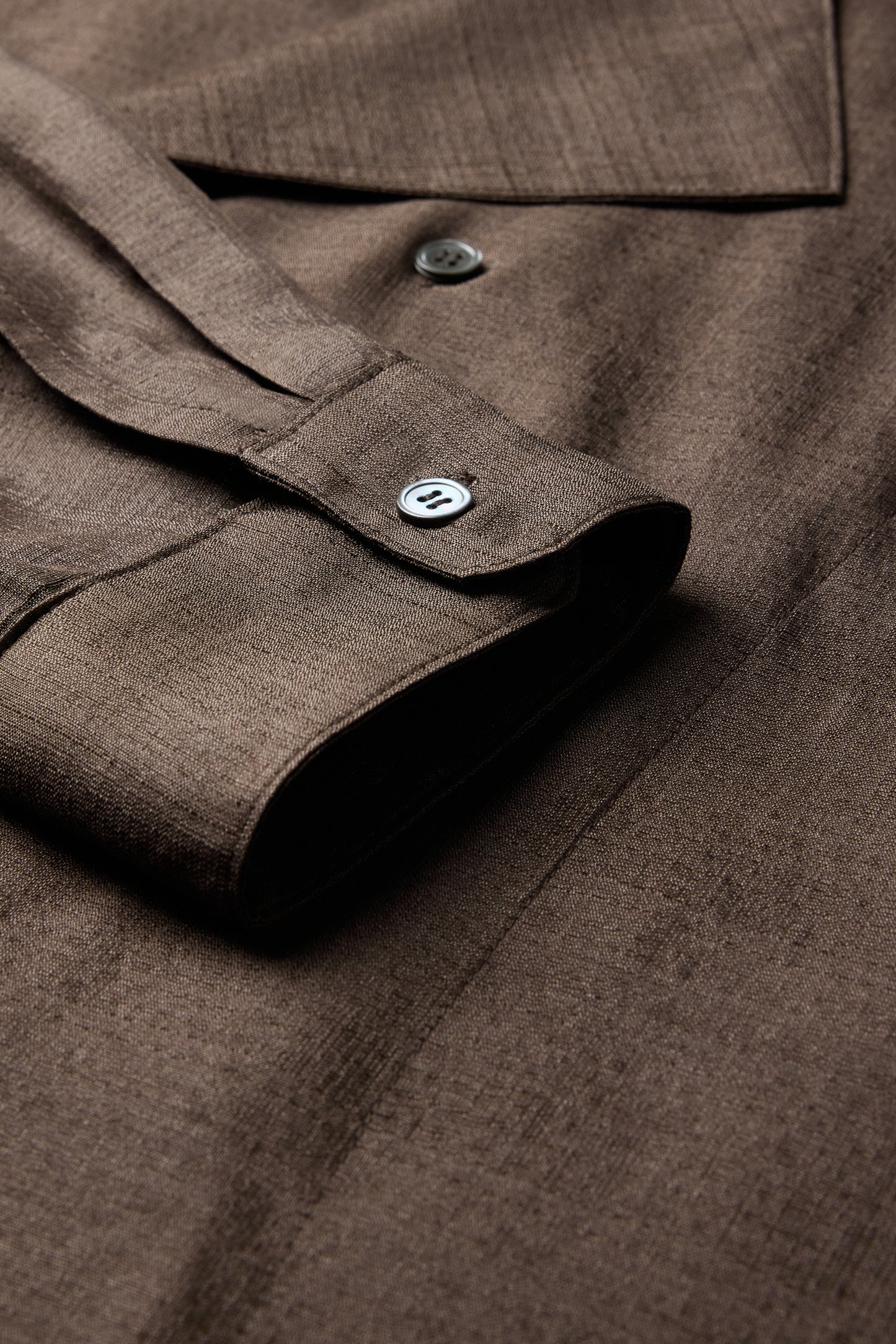Blouse Hampton - Dark Brown - Silk - Women