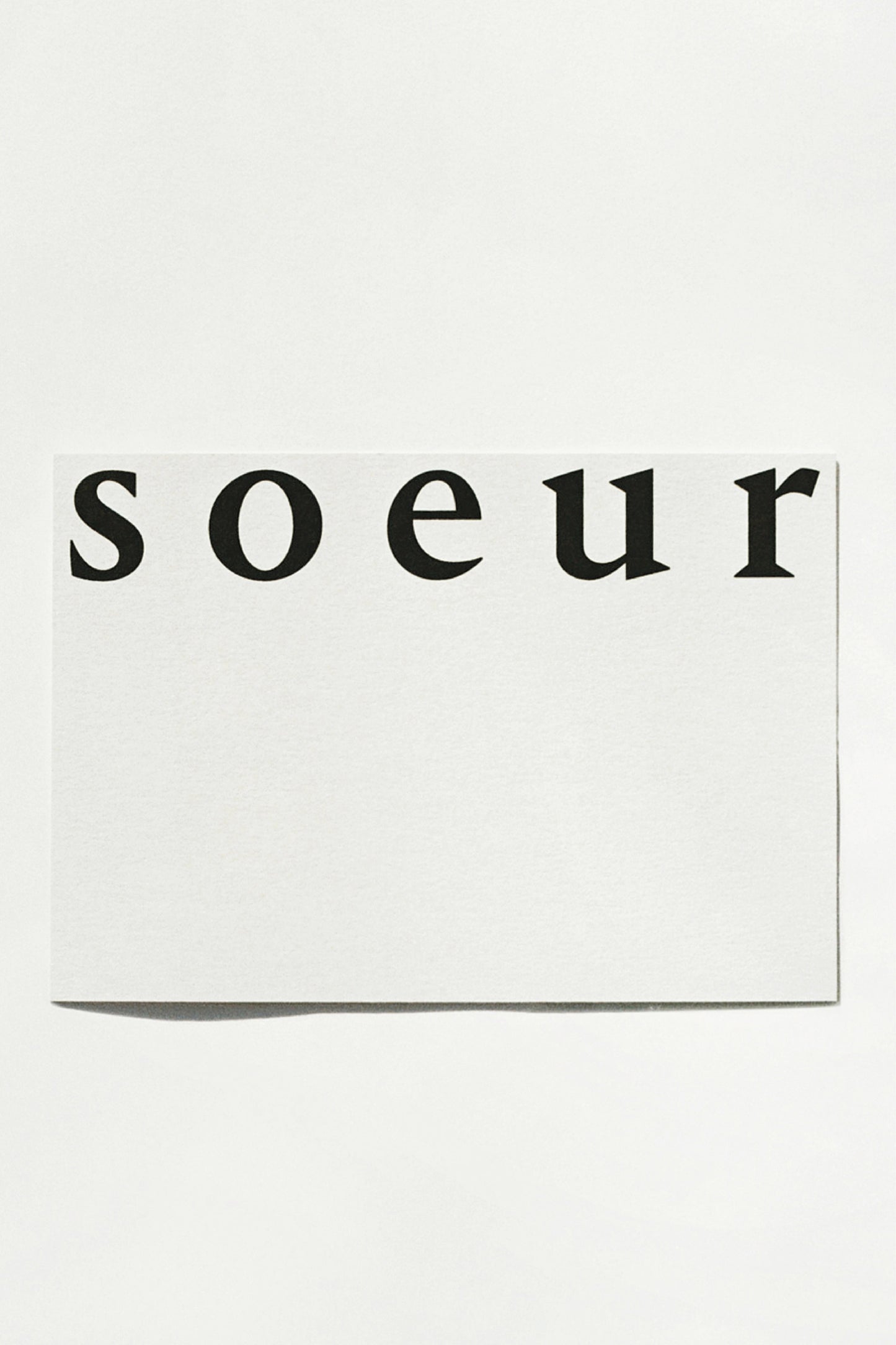 Soeur E-Gift Card No.6