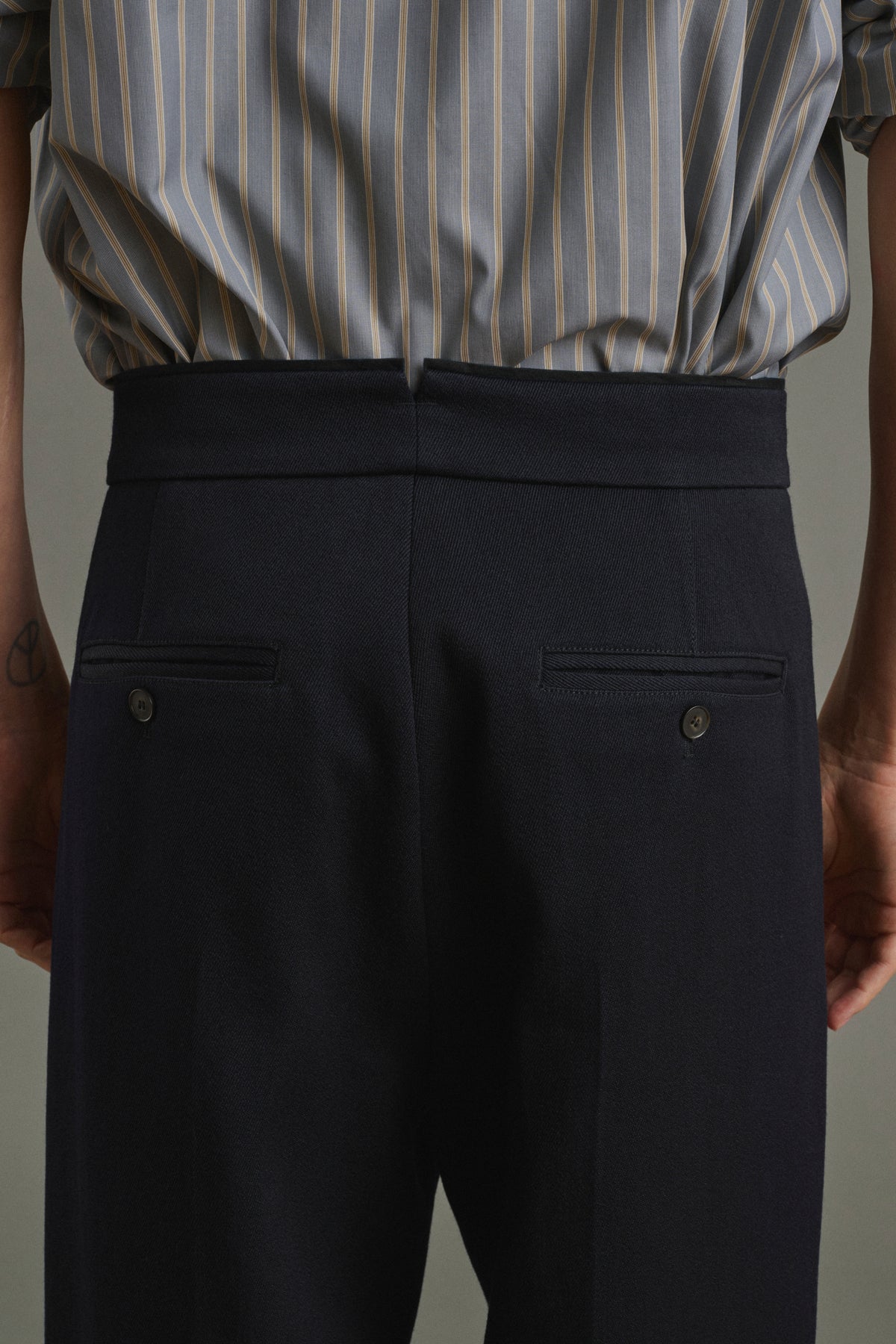 Trousers Antonin - Dark Navy - Wool - Men