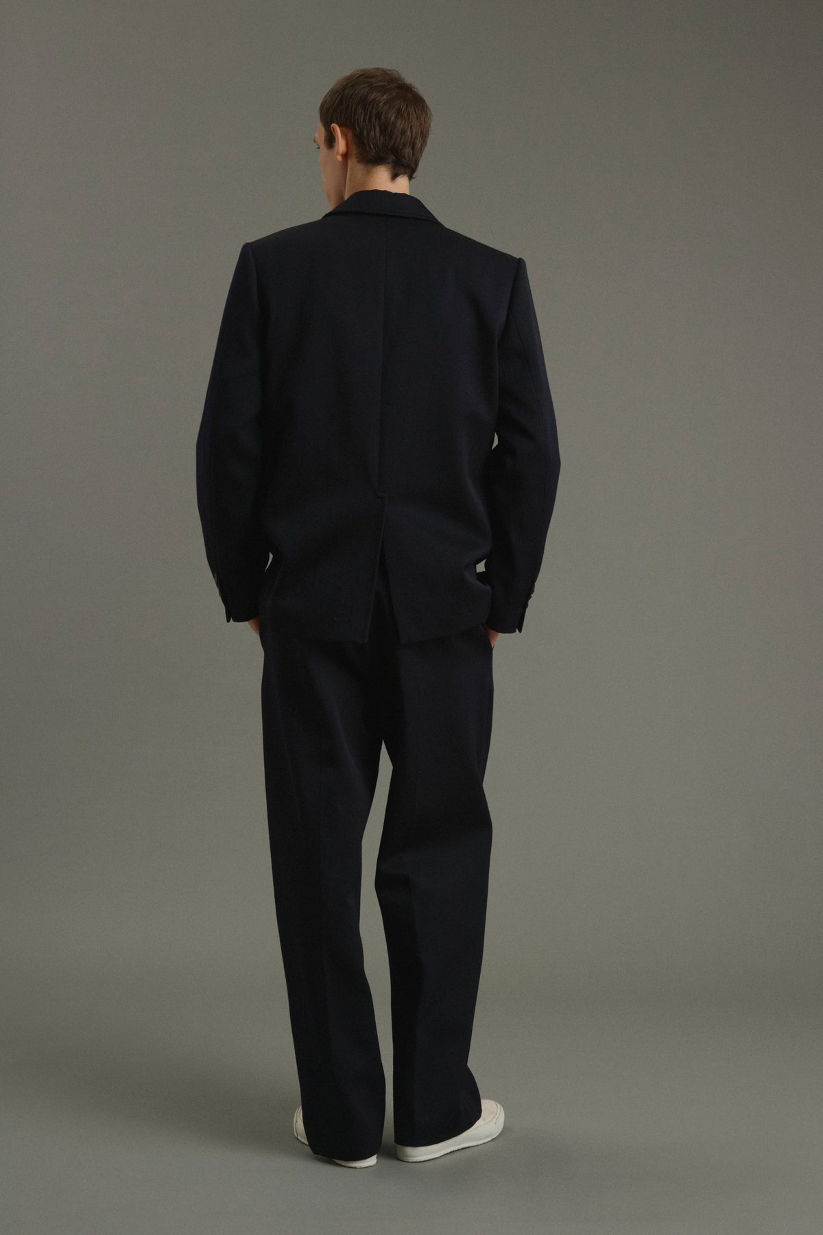 Trousers Antonin - Dark Navy - Wool - Men vue 2