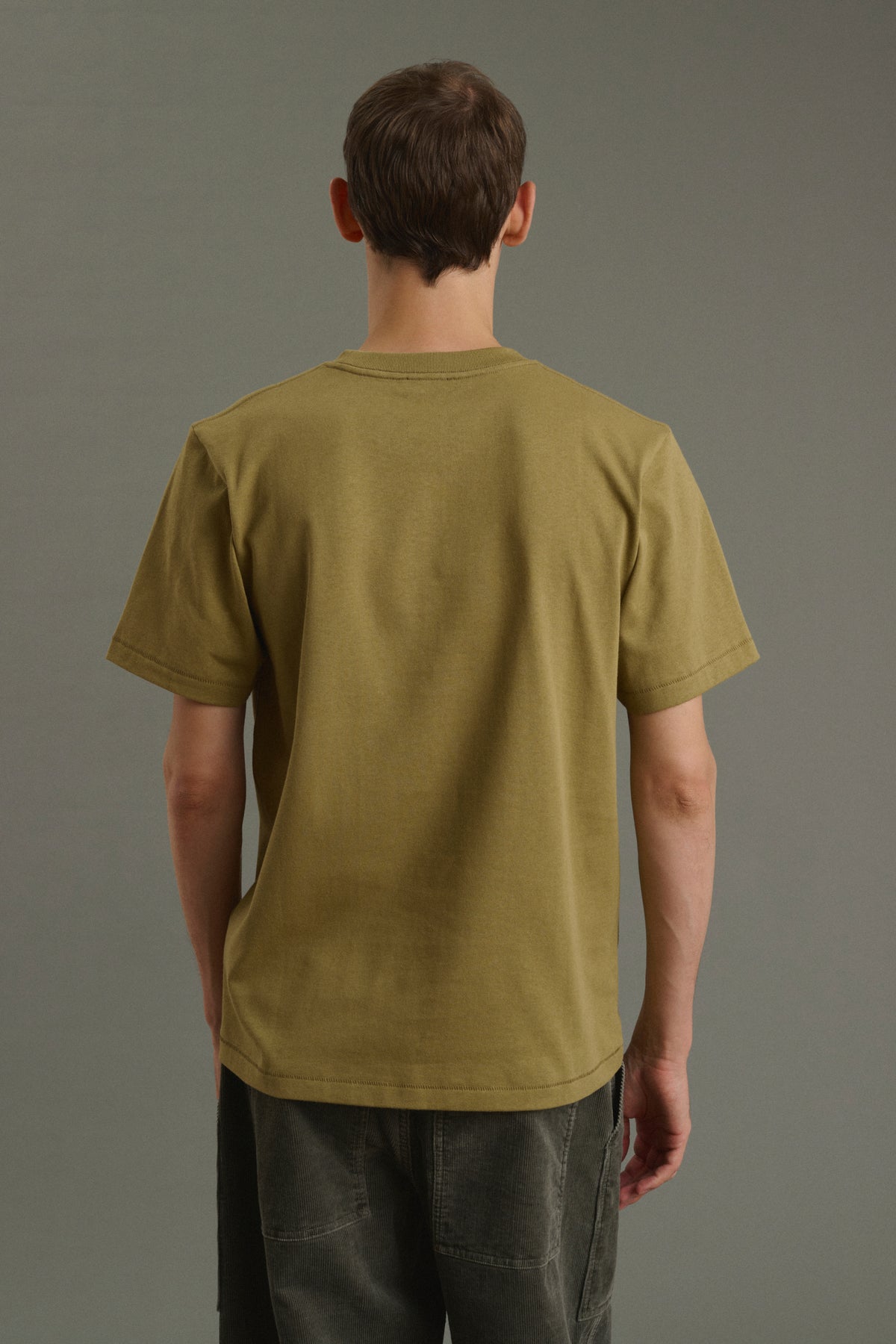T-Shirt Owen - Light Khaki - Cotton - Men