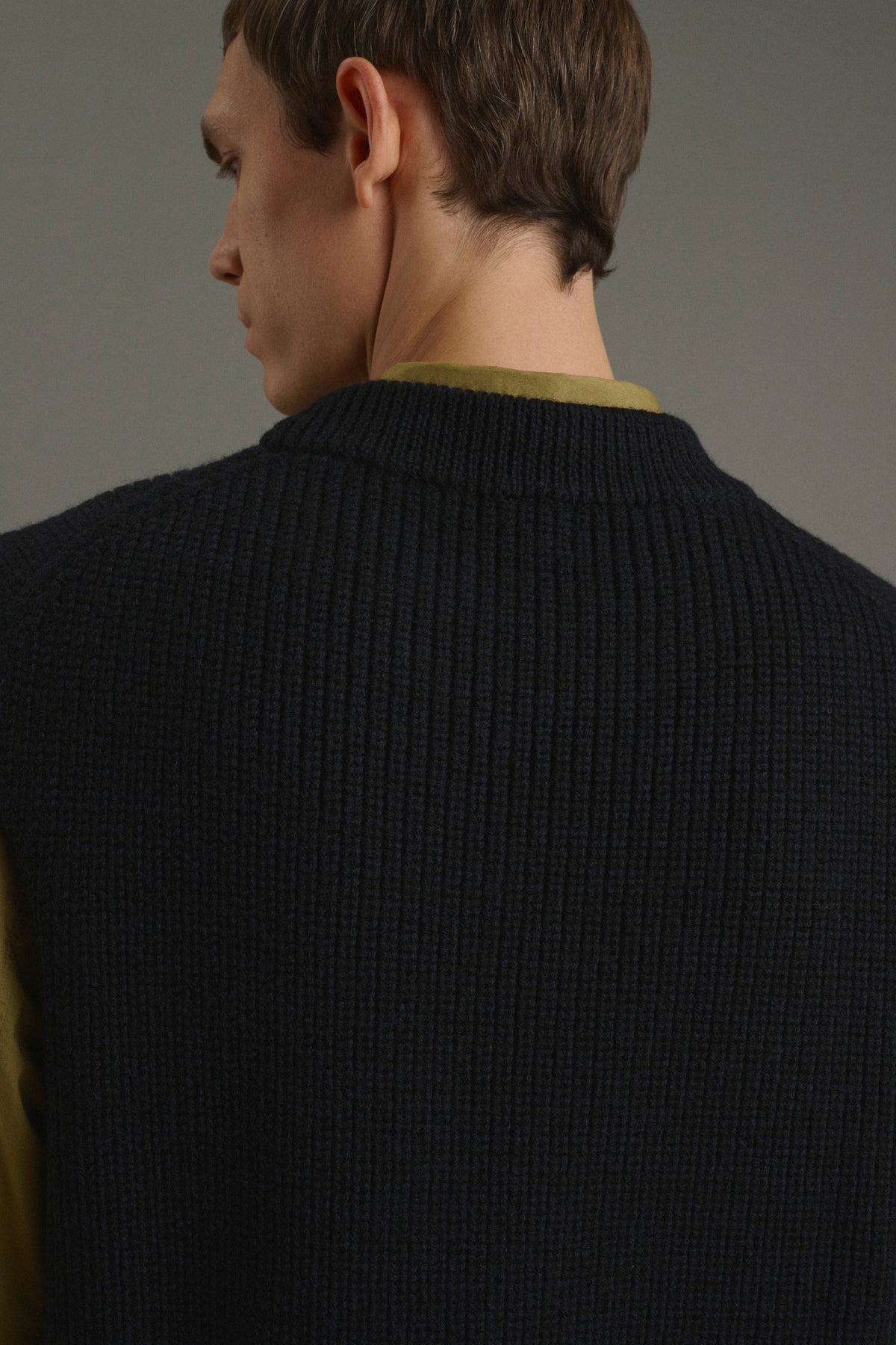 Pullover Josh - Navy/Black - Wool - Men