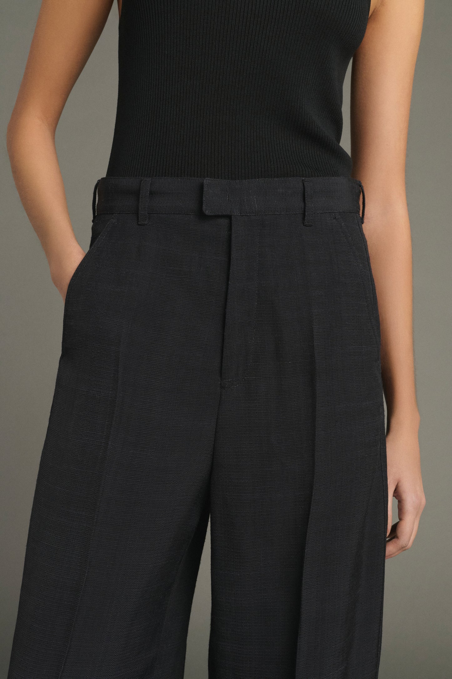 Hippolyte trousers - Black - Women