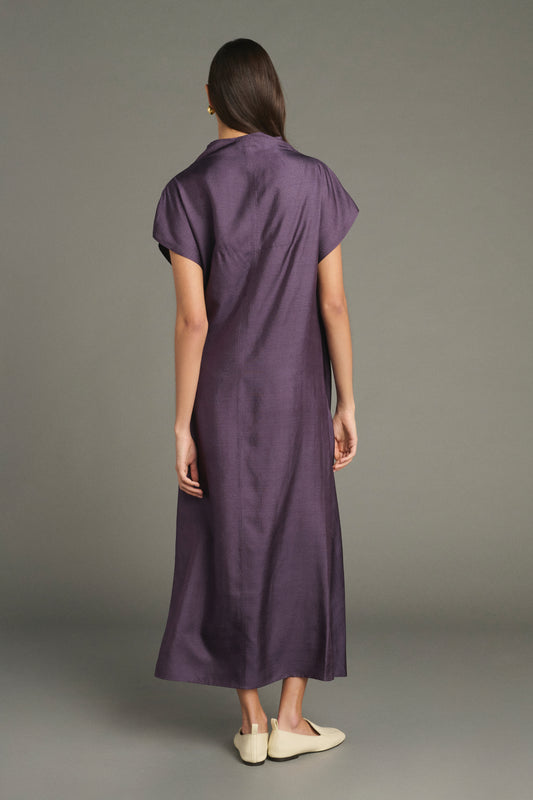 Foggia dress - Violet - Silk - Women