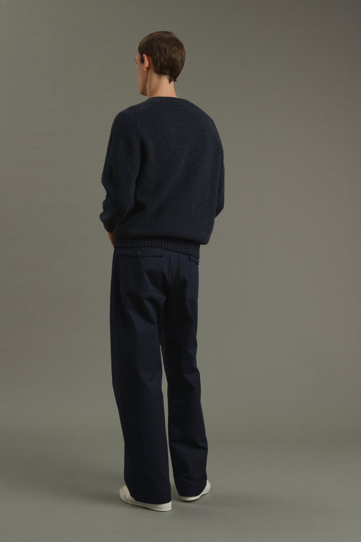 Trousers Chet - Navy - Cotton - Men vue 2