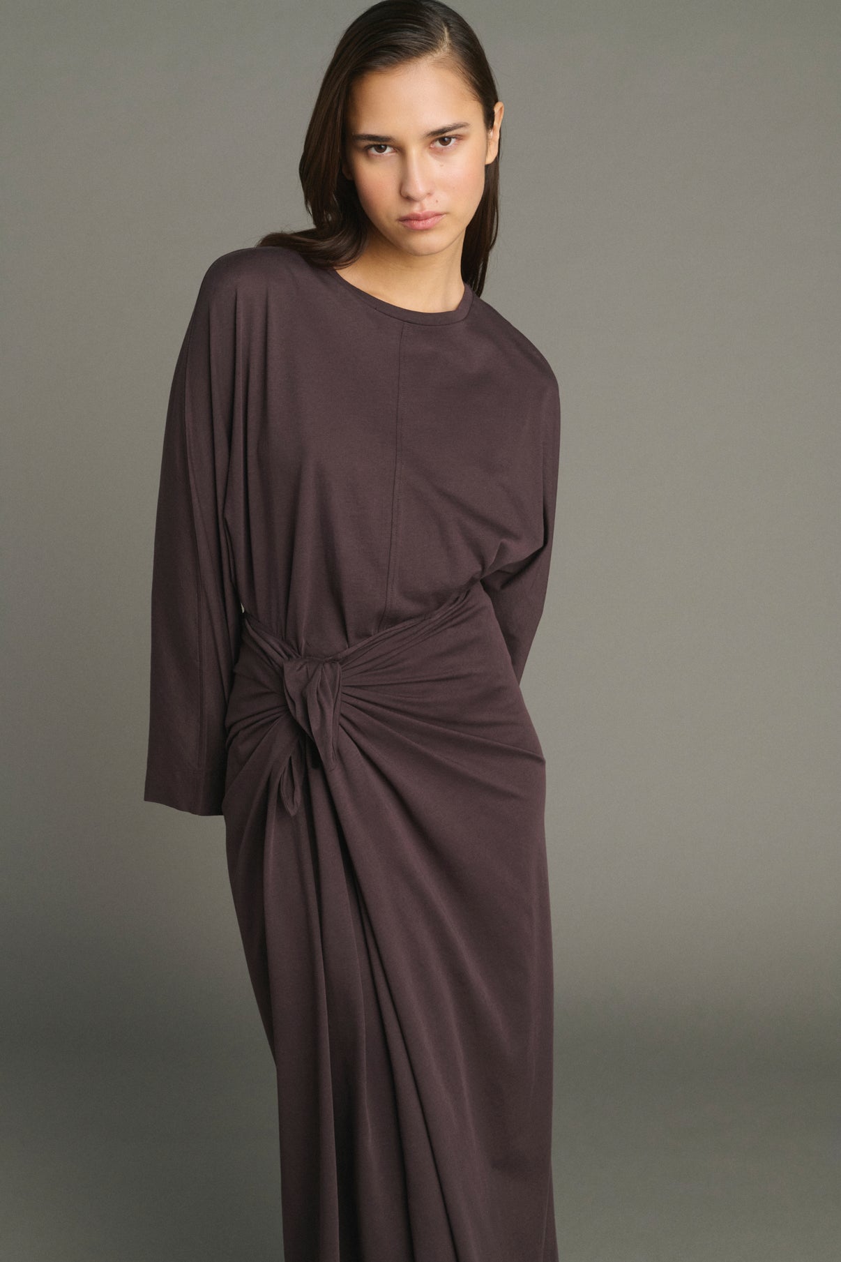 Luca T-shirt - Chocolate - Cotton - Women vue 1
