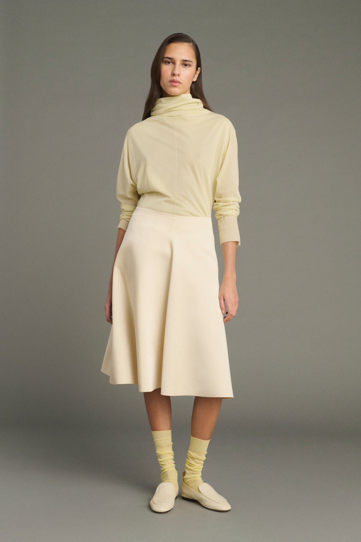 Kelya skirt - Cream - Women vue 3