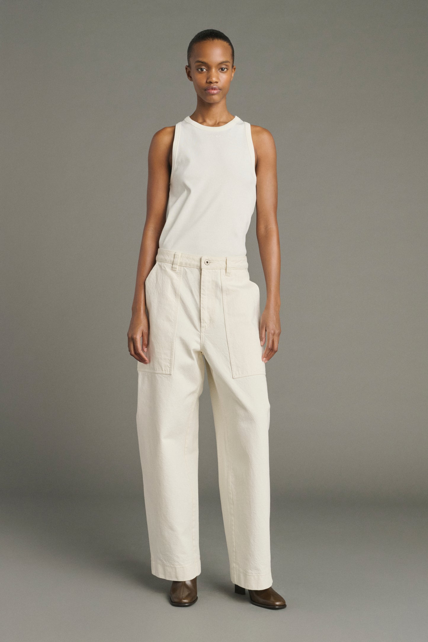 Jeans Kurt - Ecru - Cotton - Women