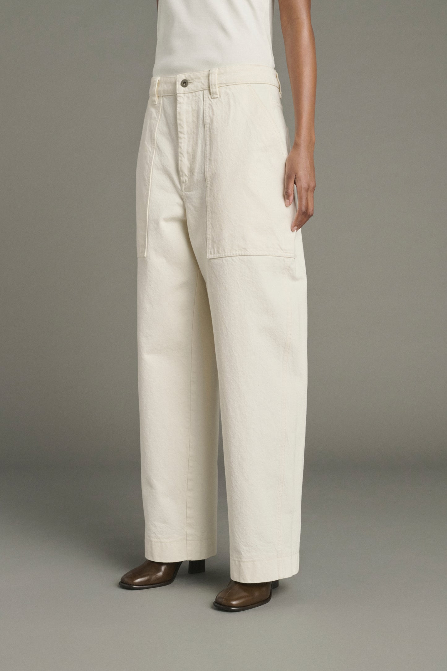 Jeans Kurt - Ecru - Cotton - Women