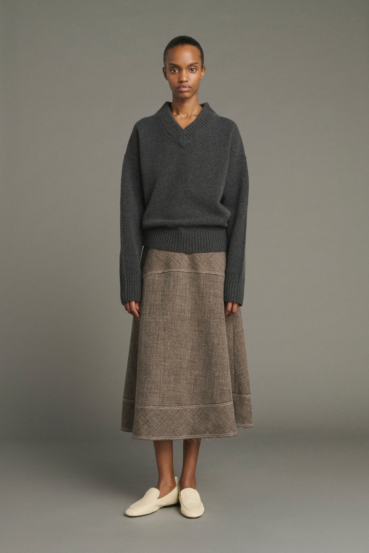Janelle skirt - Brown Marl - Women vue 5