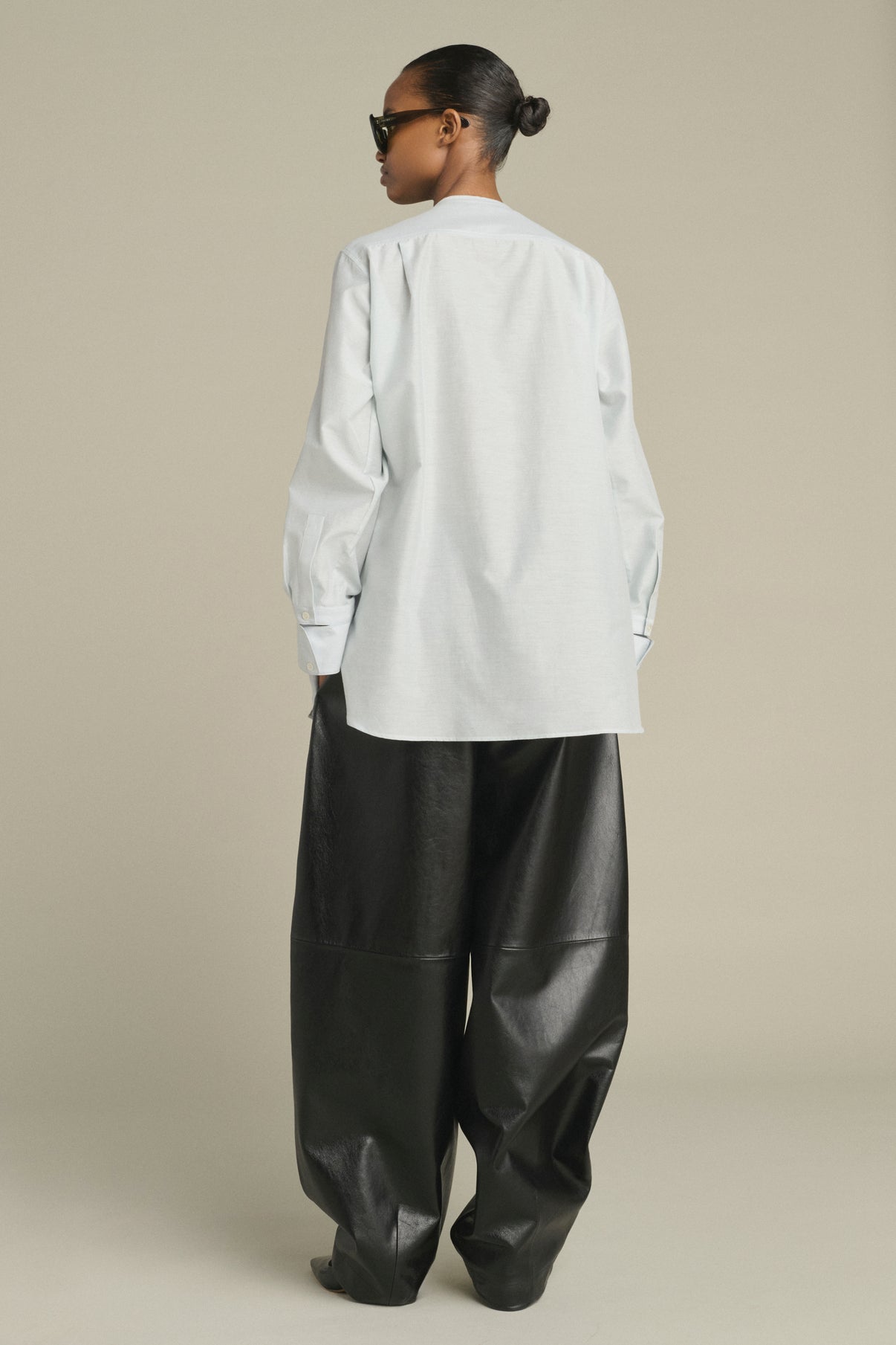 Anora Shirt - Pale Blue - Cotton - Women vue 3