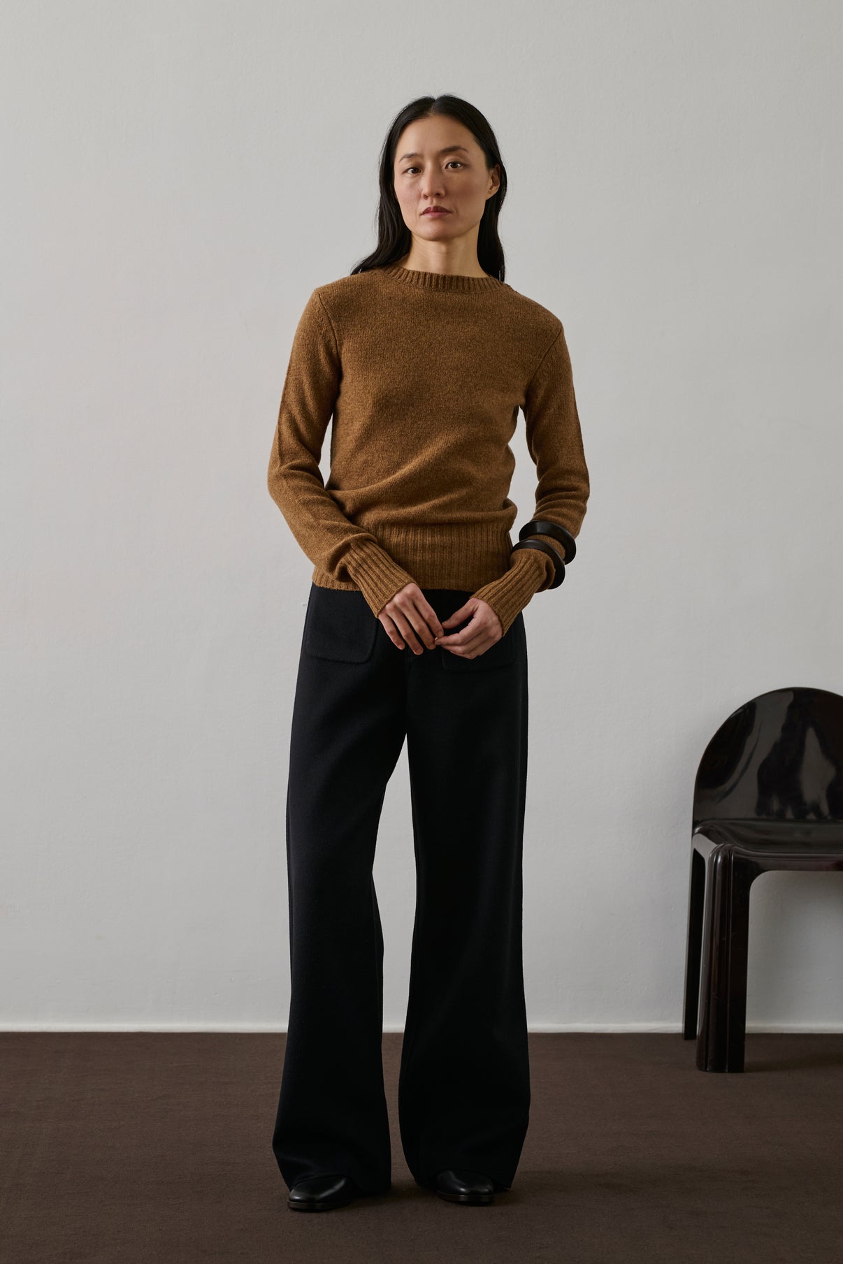 Pantalon Harold - Deep Navy - Laine - Femme vue 1