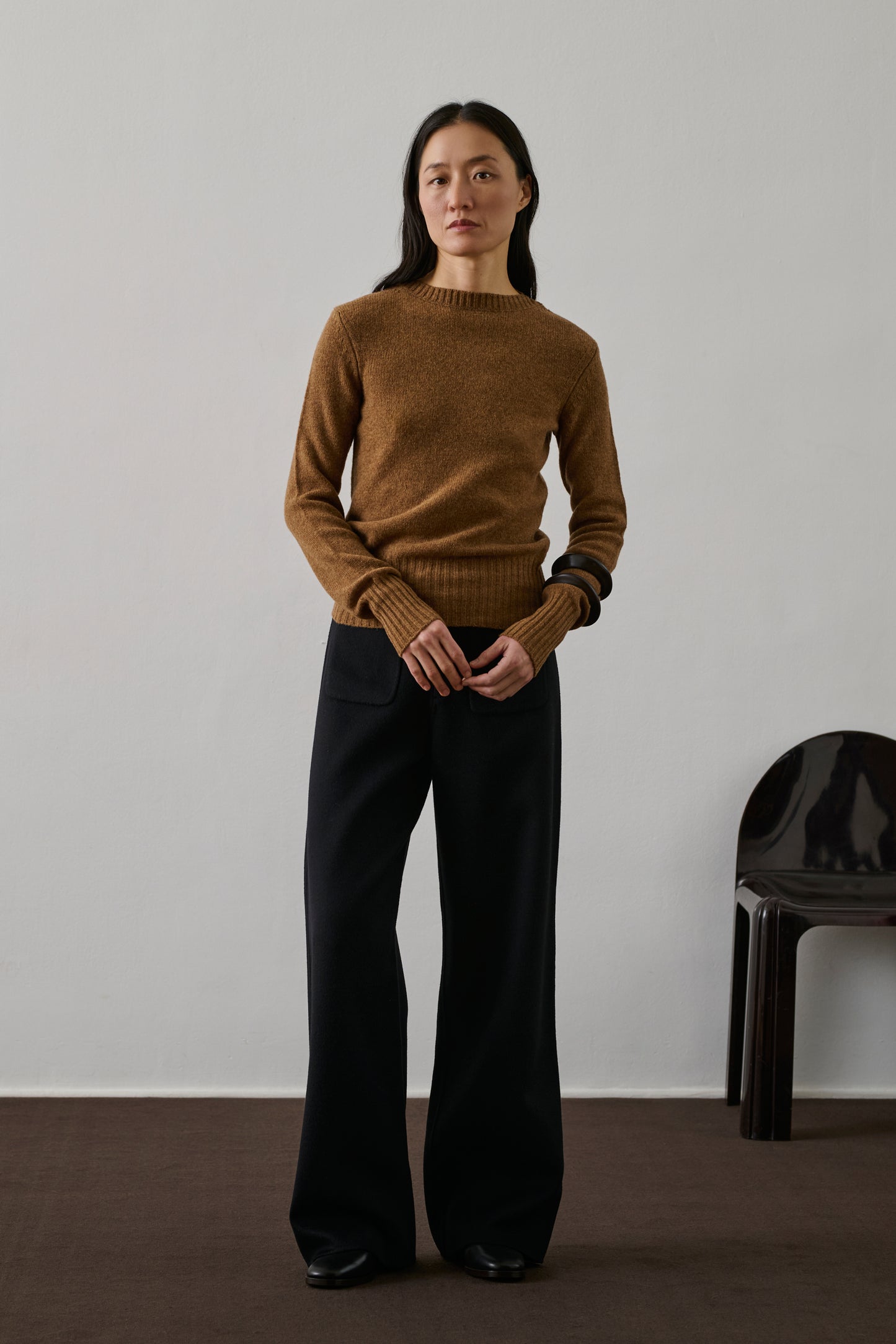 Pantalon Harold - Deep Navy - Laine - Femme