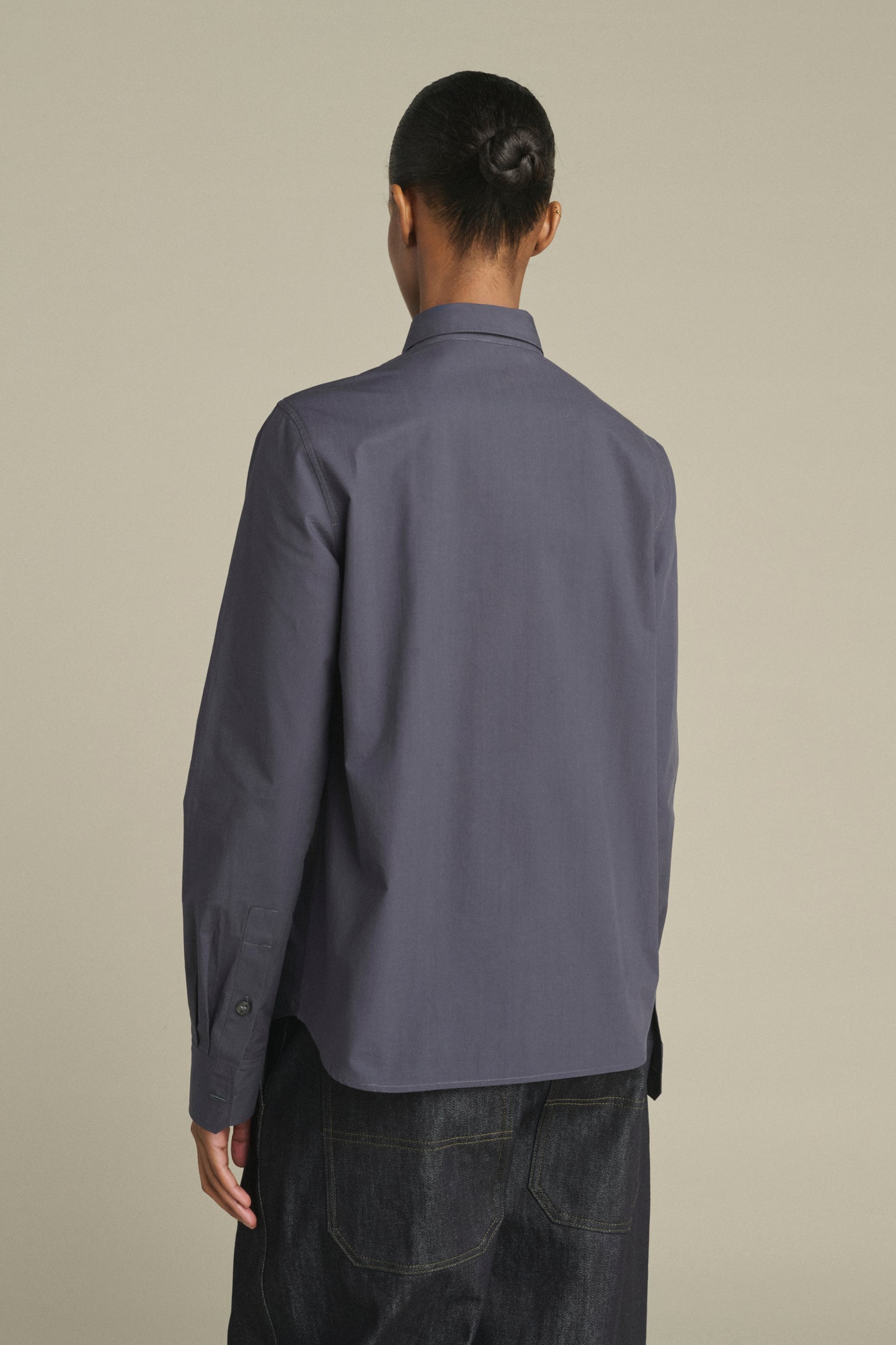 Shirt Lavinia - Midnight Blue - Cotton - Women