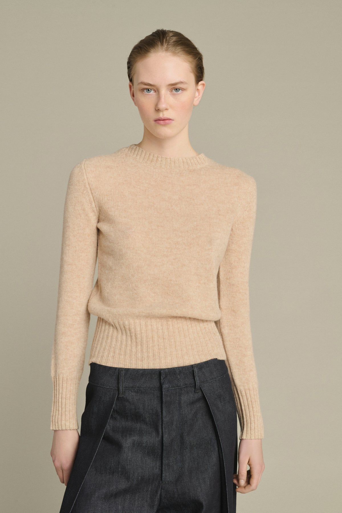 Pullover Gipsy - Écru Chiné - Merino Wool - Women vue 1