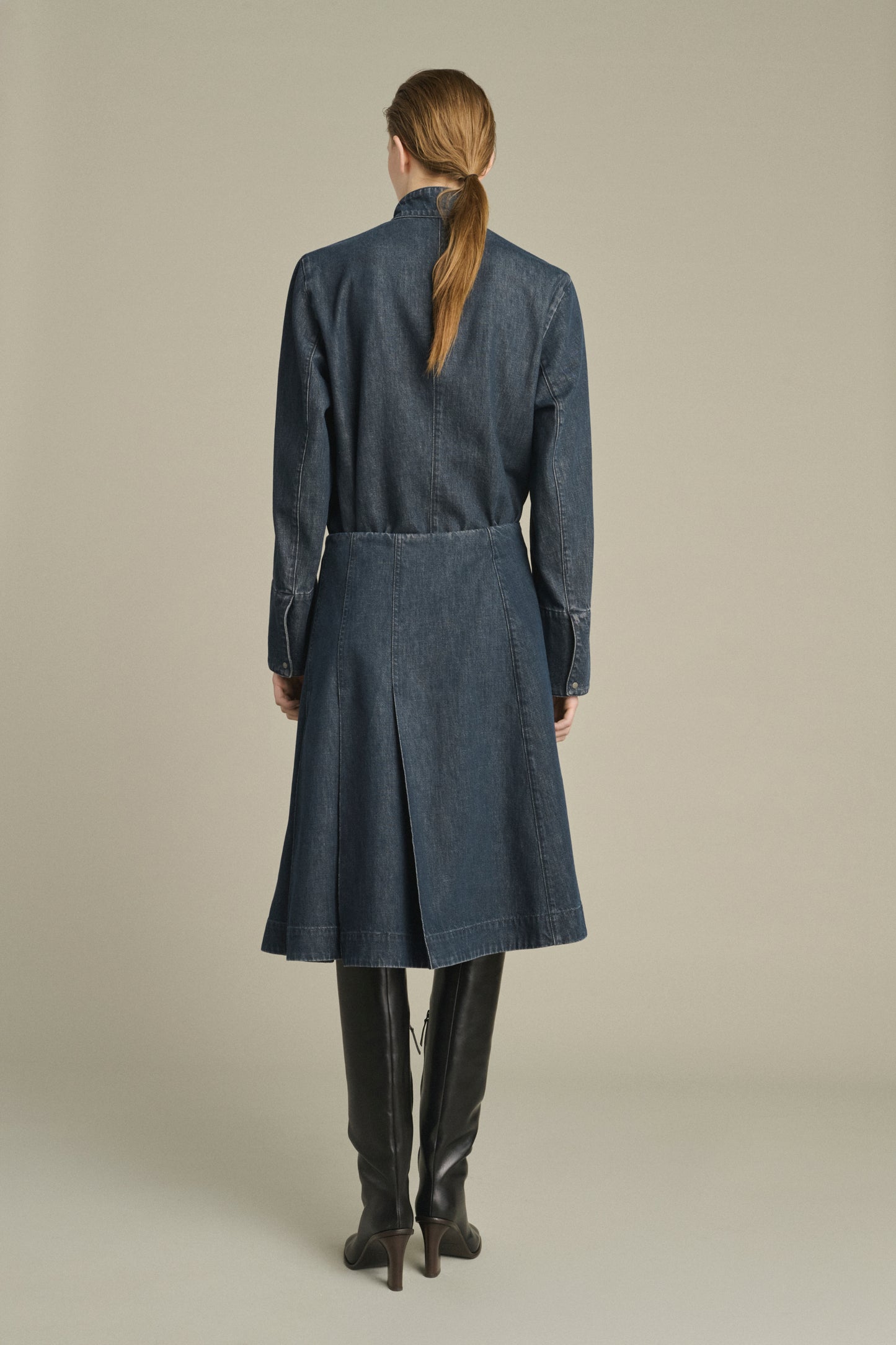 Klea skirt - Blue Grey - Cotton - Women
