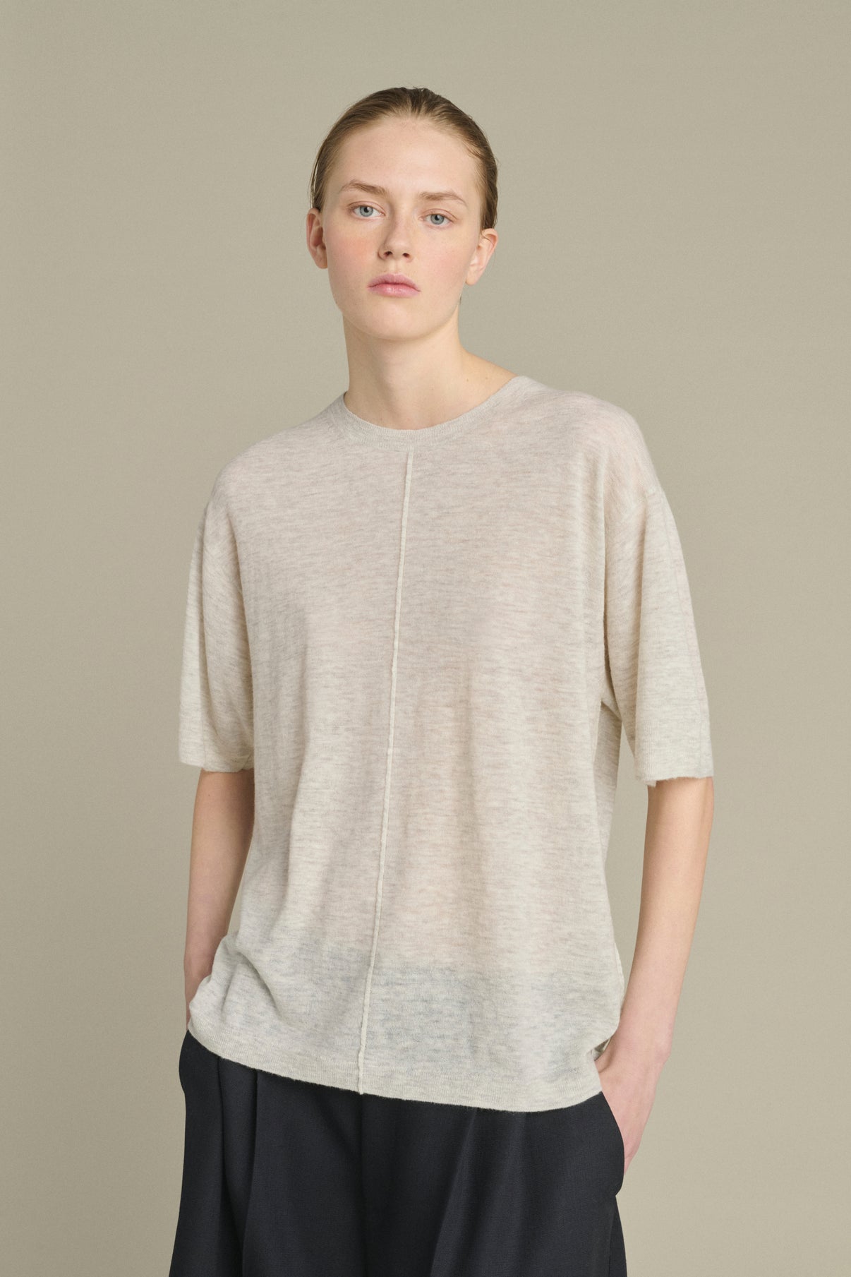 Kyo Pullover - Light Grey - Women vue 1