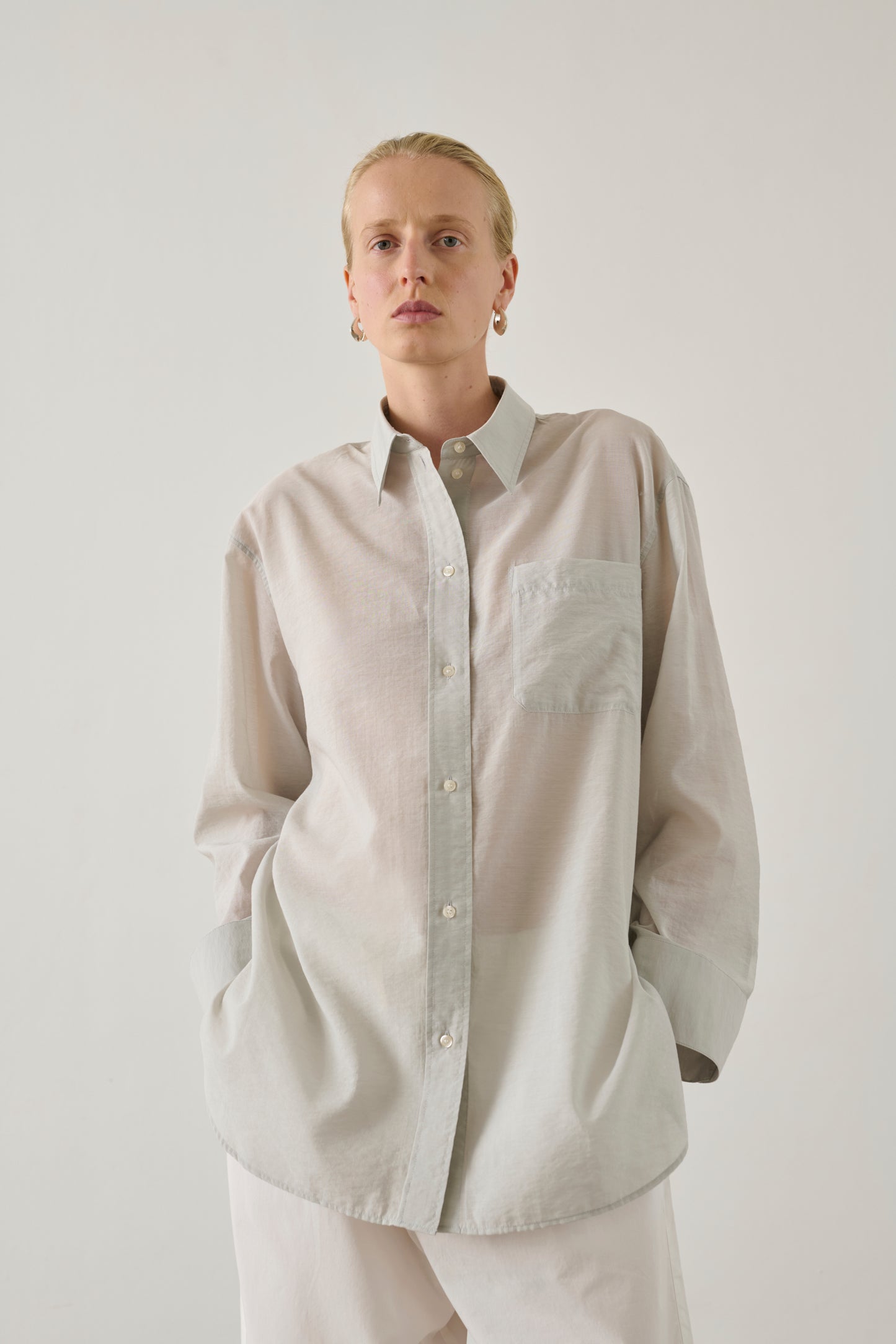 Francesca shirt - Light Grey - Women