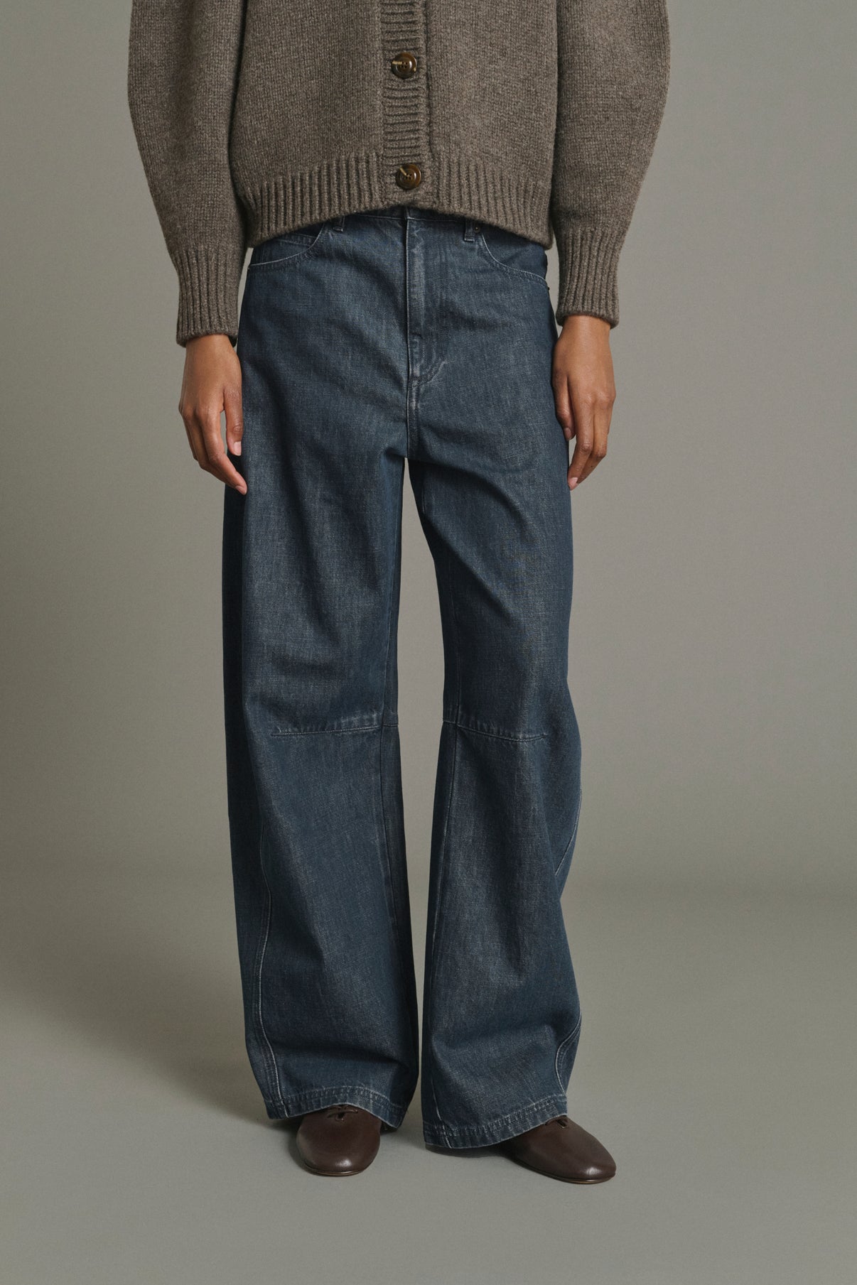 Jeans Eliott - Bleu Gris - Cotton - Women vue 3