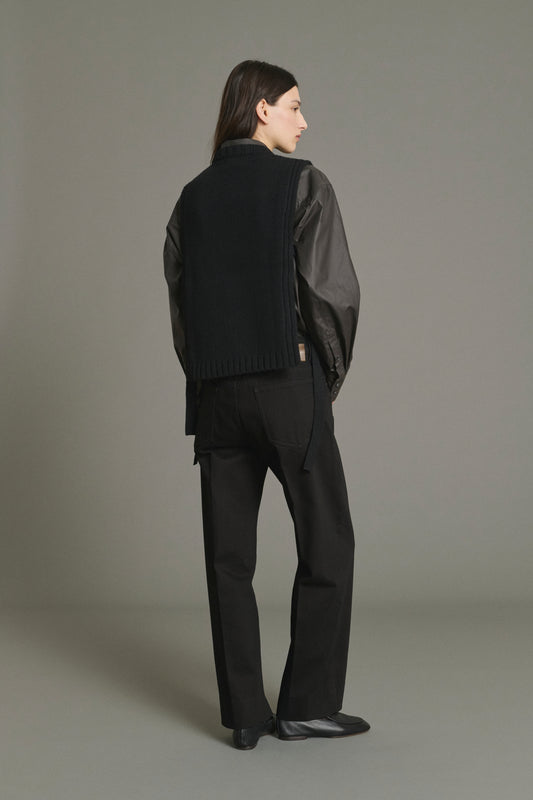 Pullover Uzel - Black - Wool - Women