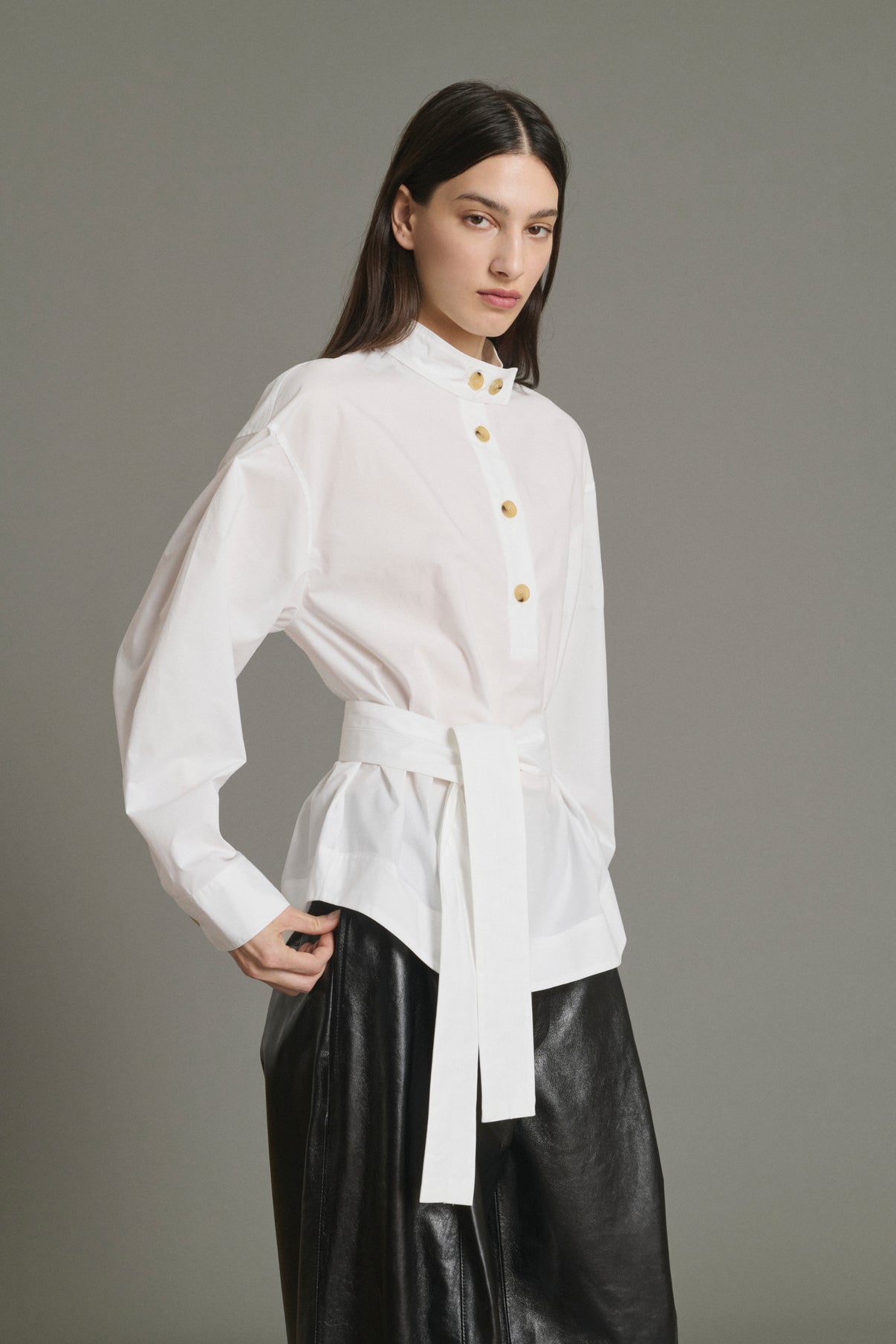 Blouse Lizzie - Off-White - Cotton - Women vue 1