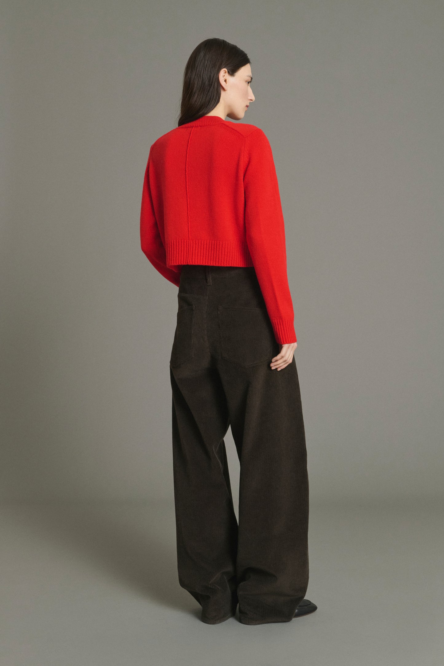 Pullover Jonas - Red - Merino Wool - Women
