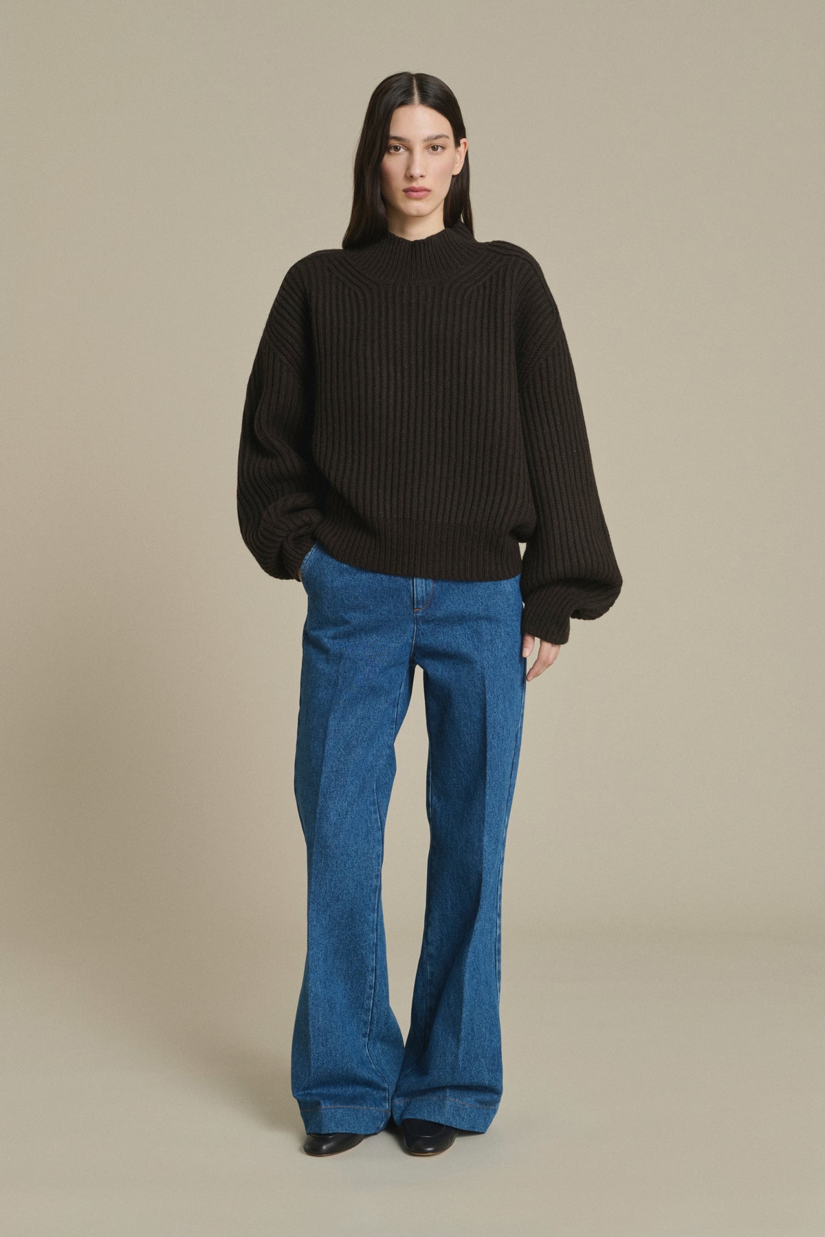 Jeans California - Faded Blue Flared Femme - Soeur vue 5