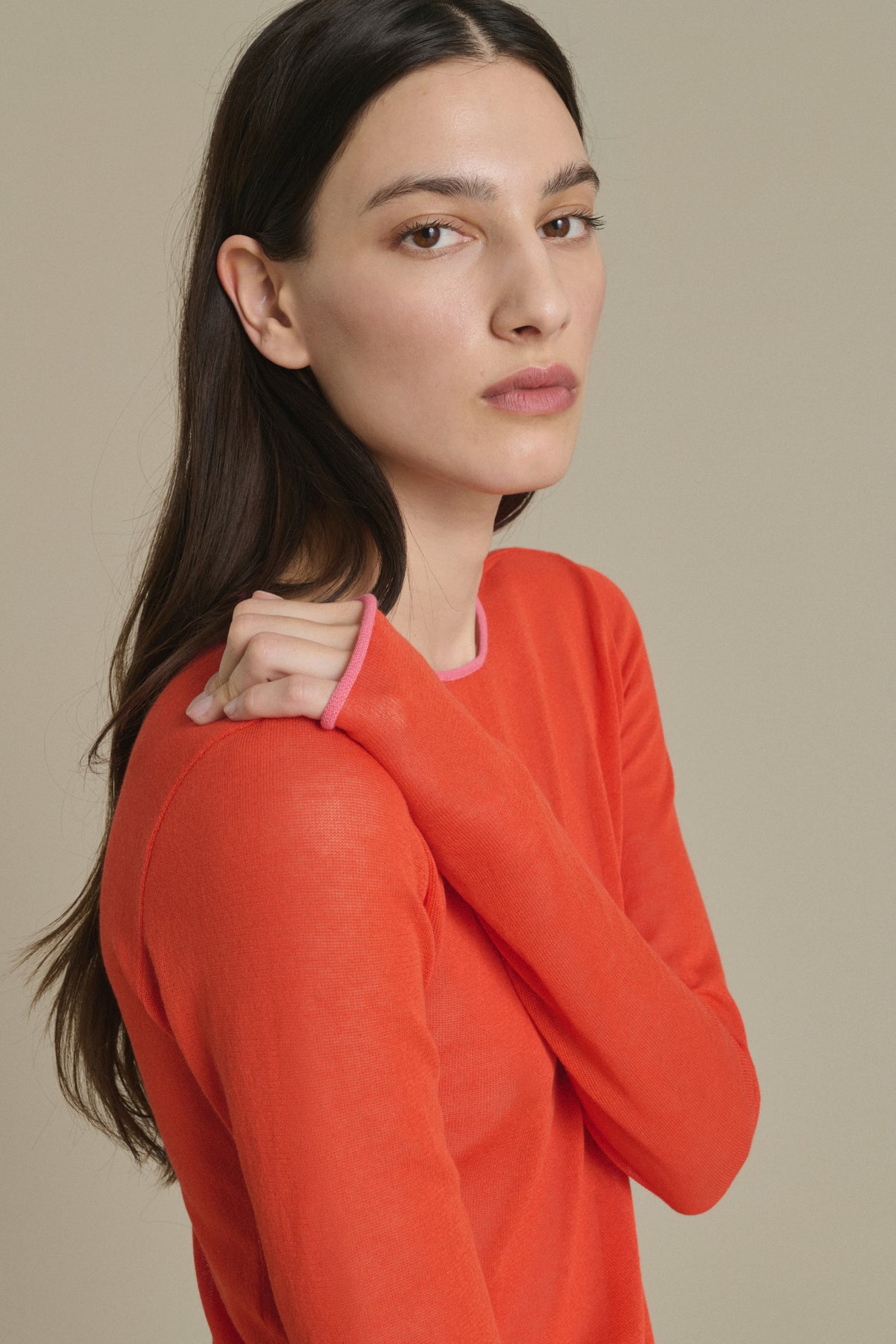 Irene Mini orange-red knit dress Soeur & TL180 - Soeur vue 4