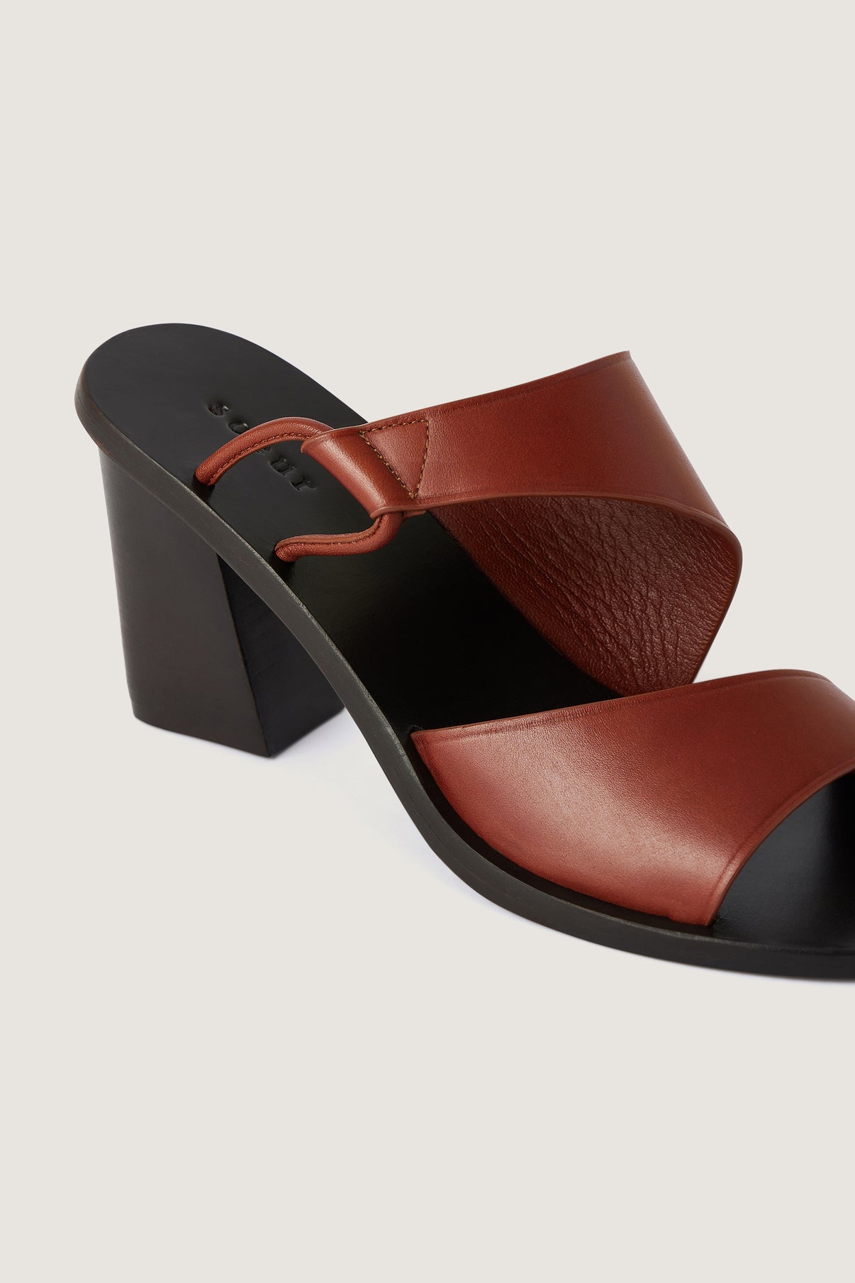 Sandales Astree - Acajou - Cuir - Femme vue 5