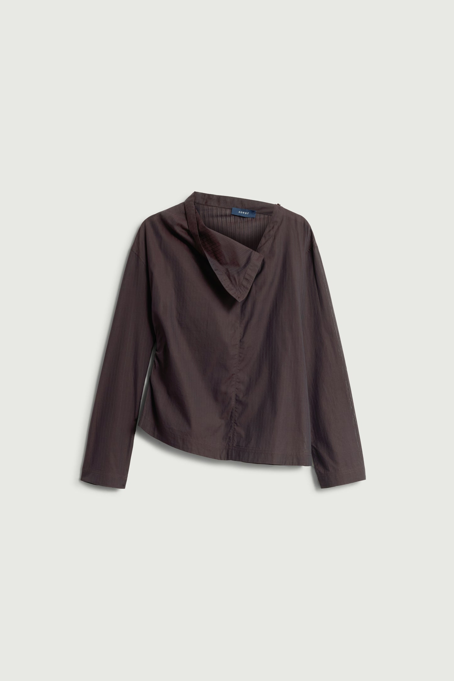 Lana Blouse - Fig/Brown - Cotton - Women