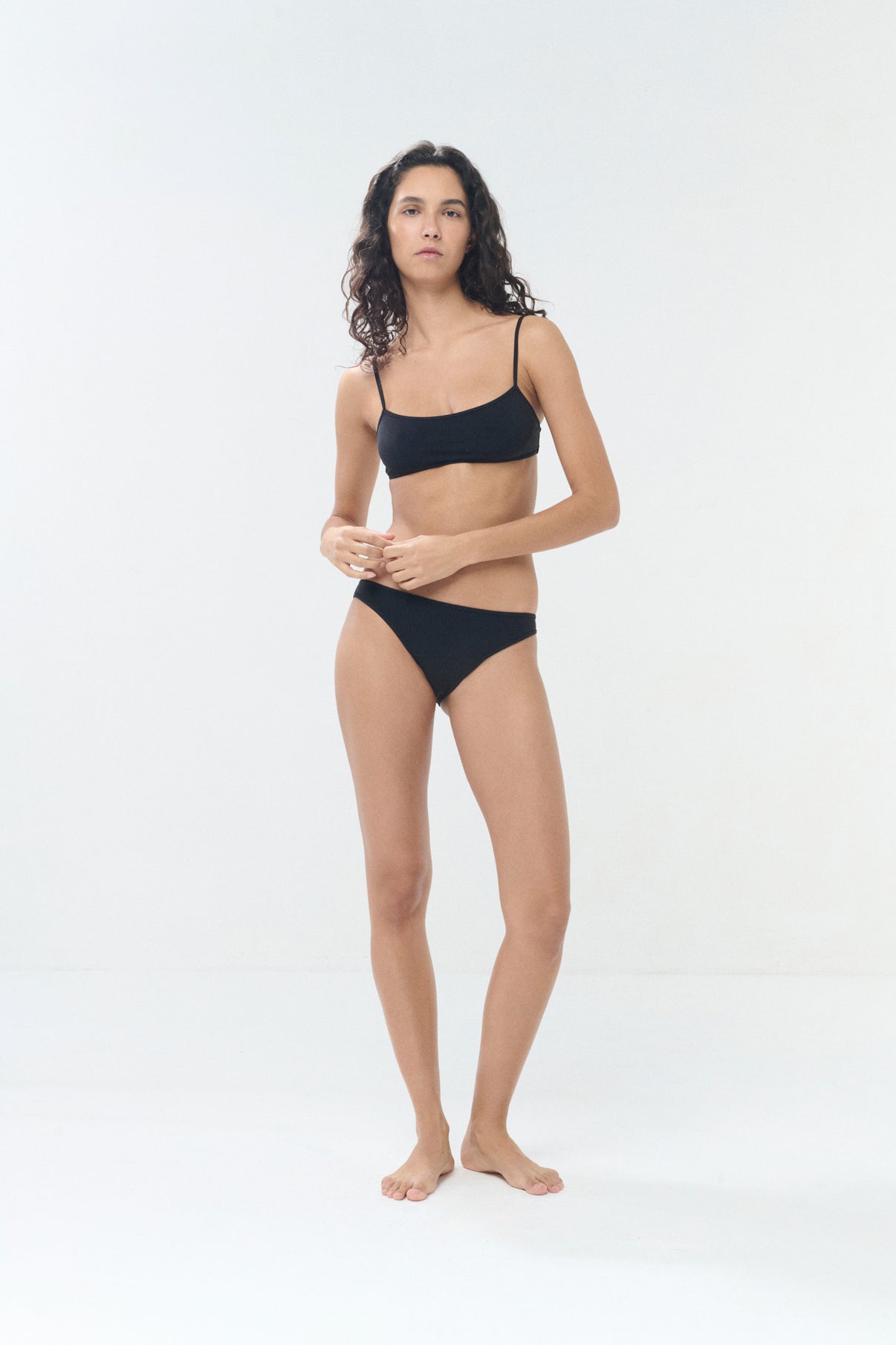 Maillot de Bain Il bikini - Noir/Marron - Femme vue 1