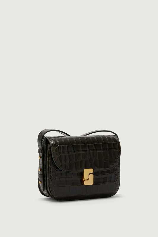 Bellissima Mini bag - Olive Green - Leather - Women
