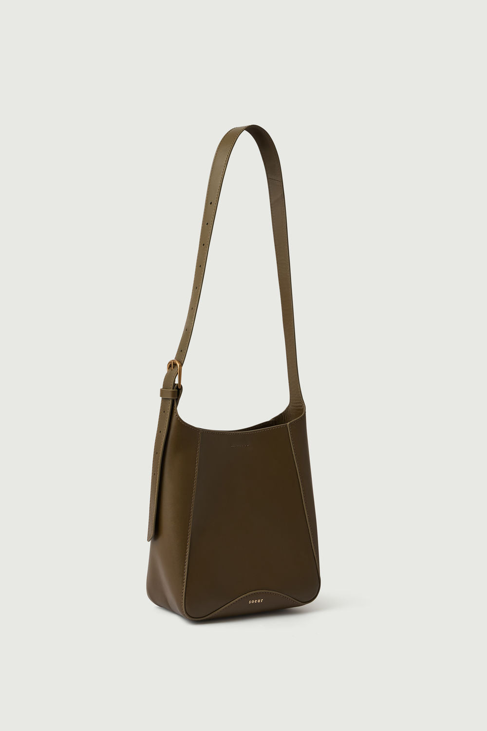 Sac Uma Mini - Kaki - Cuir - Femme