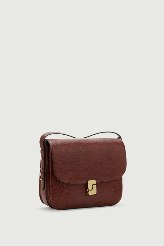 Bellissima Maxi bag - Cognac - Leather - Women